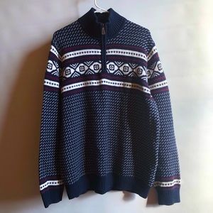 Tommy Hilfiger men’s quarter zip knit sweater